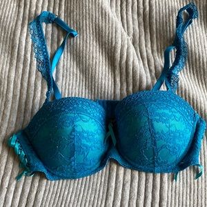 Adore Me Turquoise Bra 34B